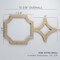 Ekena Millwork Extra Small Anderson Decorative Fretwork Wood Wall Panels, Hickory, 13 3/8"W x 7 3/8"H x 3/8"T WALW08X08X0375ANDHI - alternate 2